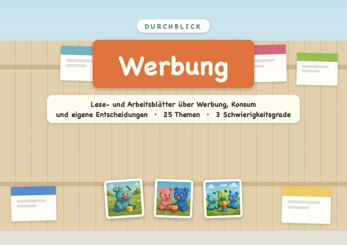 Durchblick-Mappe „Werbung“